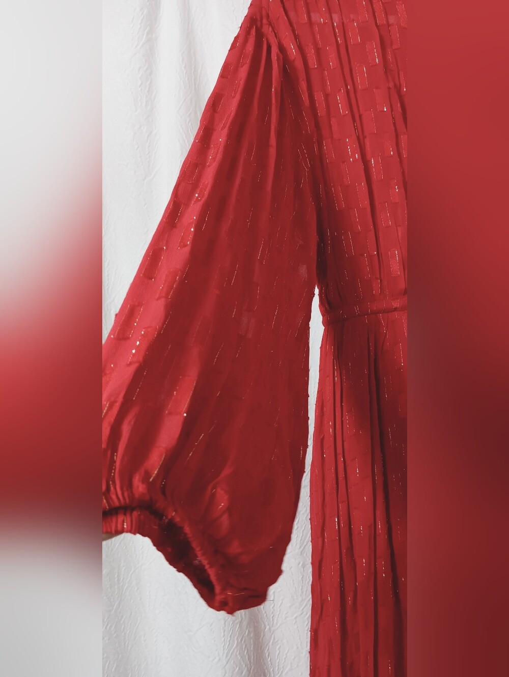 Anthropologie Allene Shimmer Maxi Dress With Pockets Size S - Picture 7 of 14